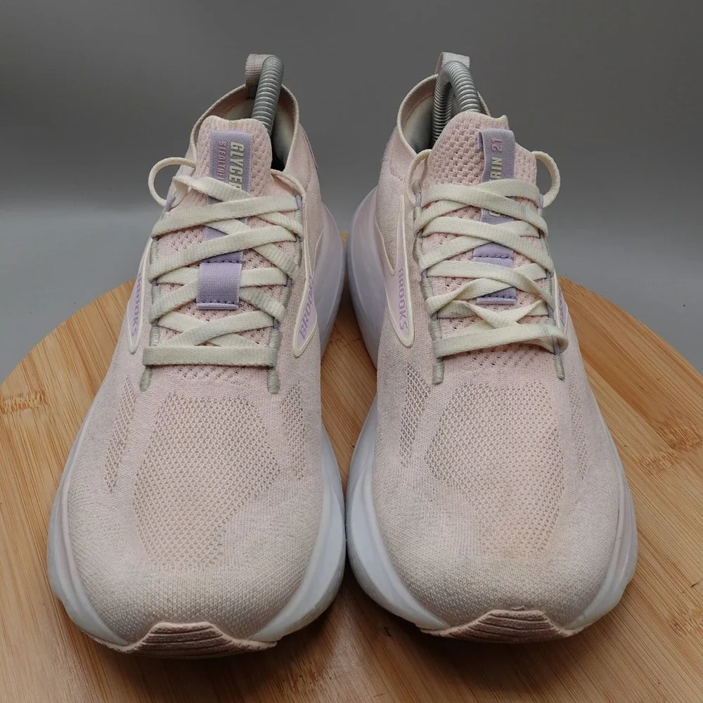 Brooks Shoes Women 9 Pink Glycerin 21 Running Sneakers Road Athletic 1204101B665